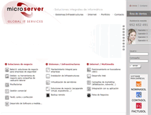 Tablet Screenshot of grupomicroserver.com